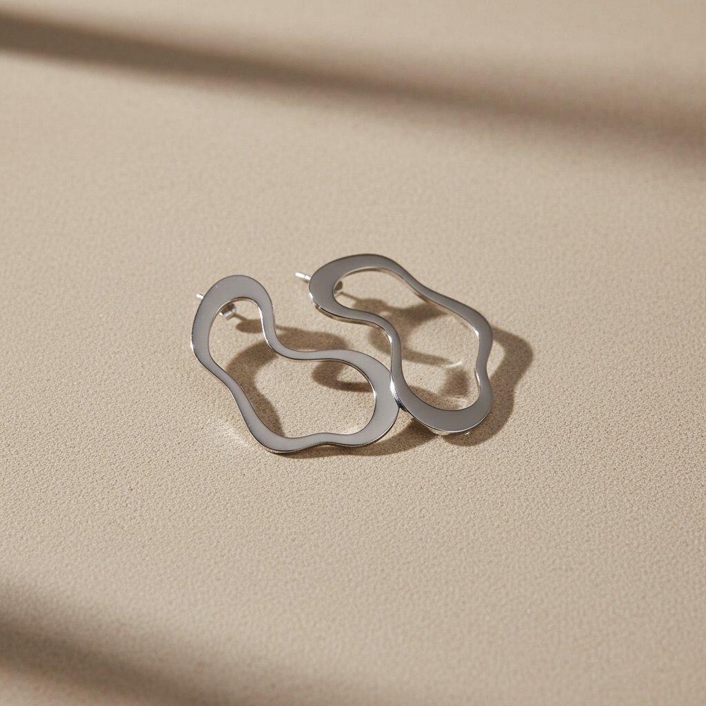 Naušnice Luma - srebrne