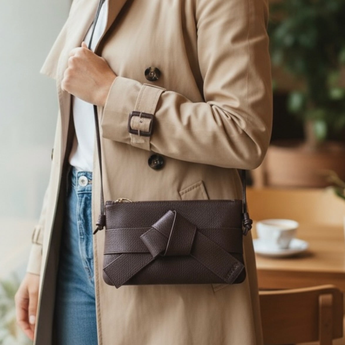 Torba Stela - čokoladno smeđa