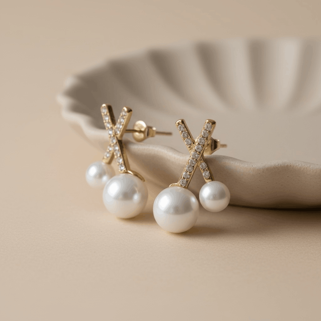 Naušnice Cherry Pearl