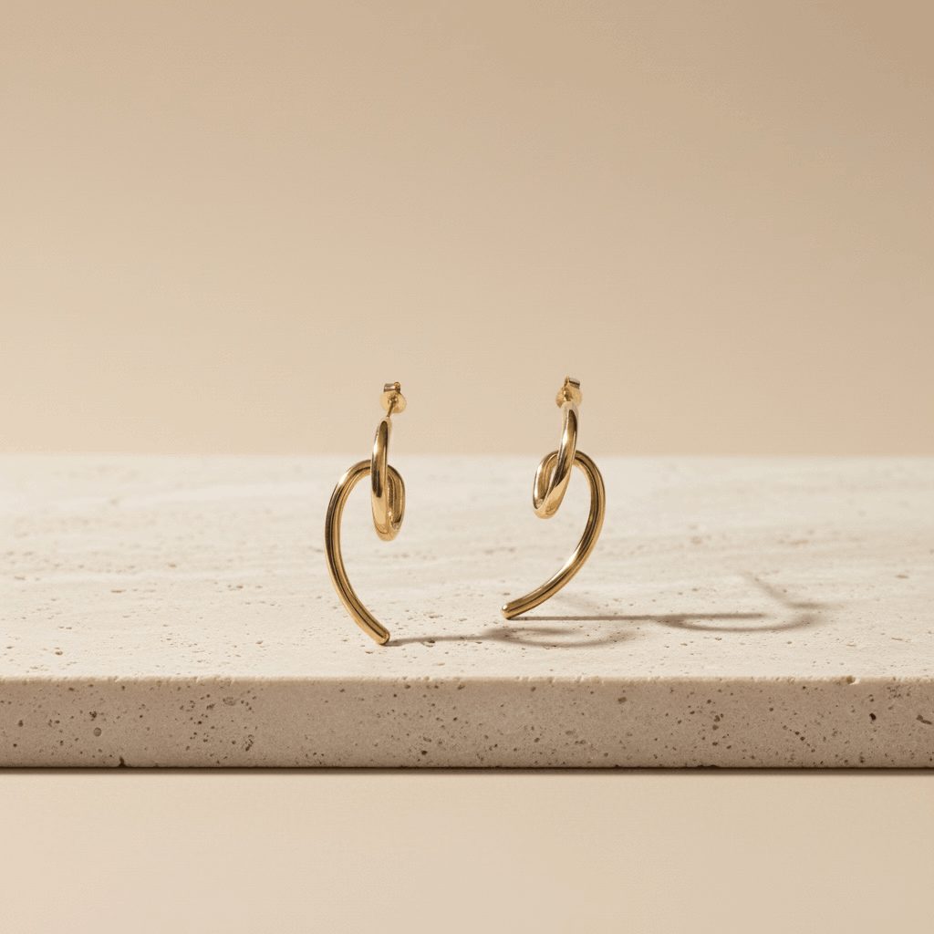 Naušnice Spiral Line