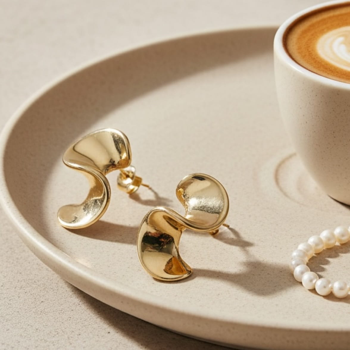 Naušnice Golden Muse