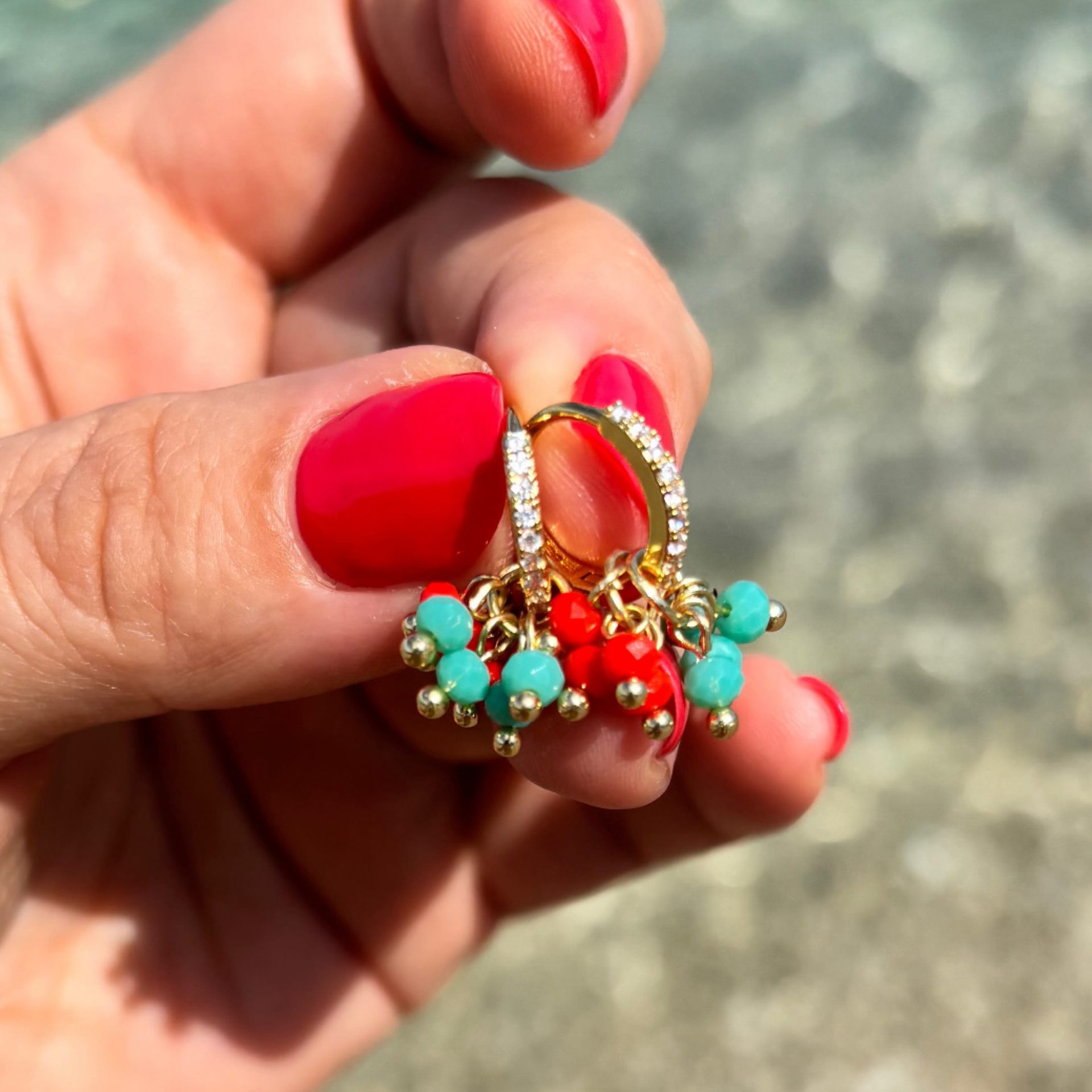 Naušnice Coral Breeze
